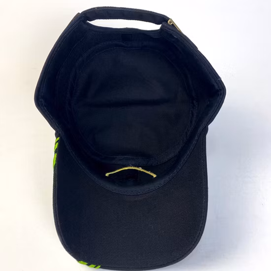 Custom Black Wholesales Army style Cap Hat with Woven Applique Patch