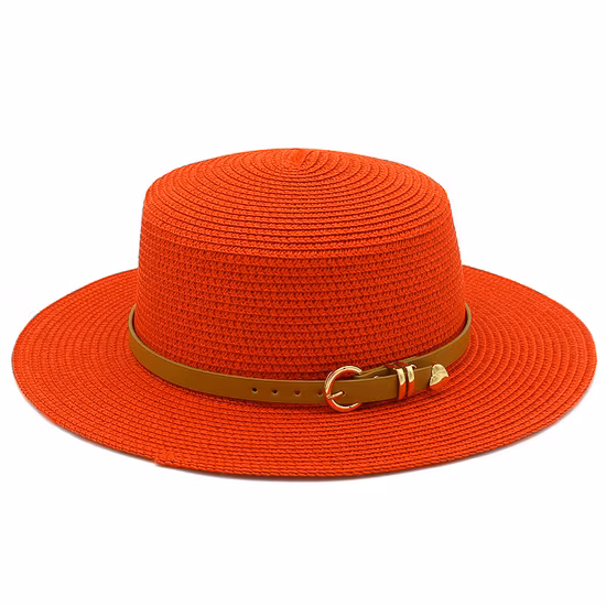 Outdoor Breathable Paper Straw Braid Floppy Fedora Beach Panama Straw Hats